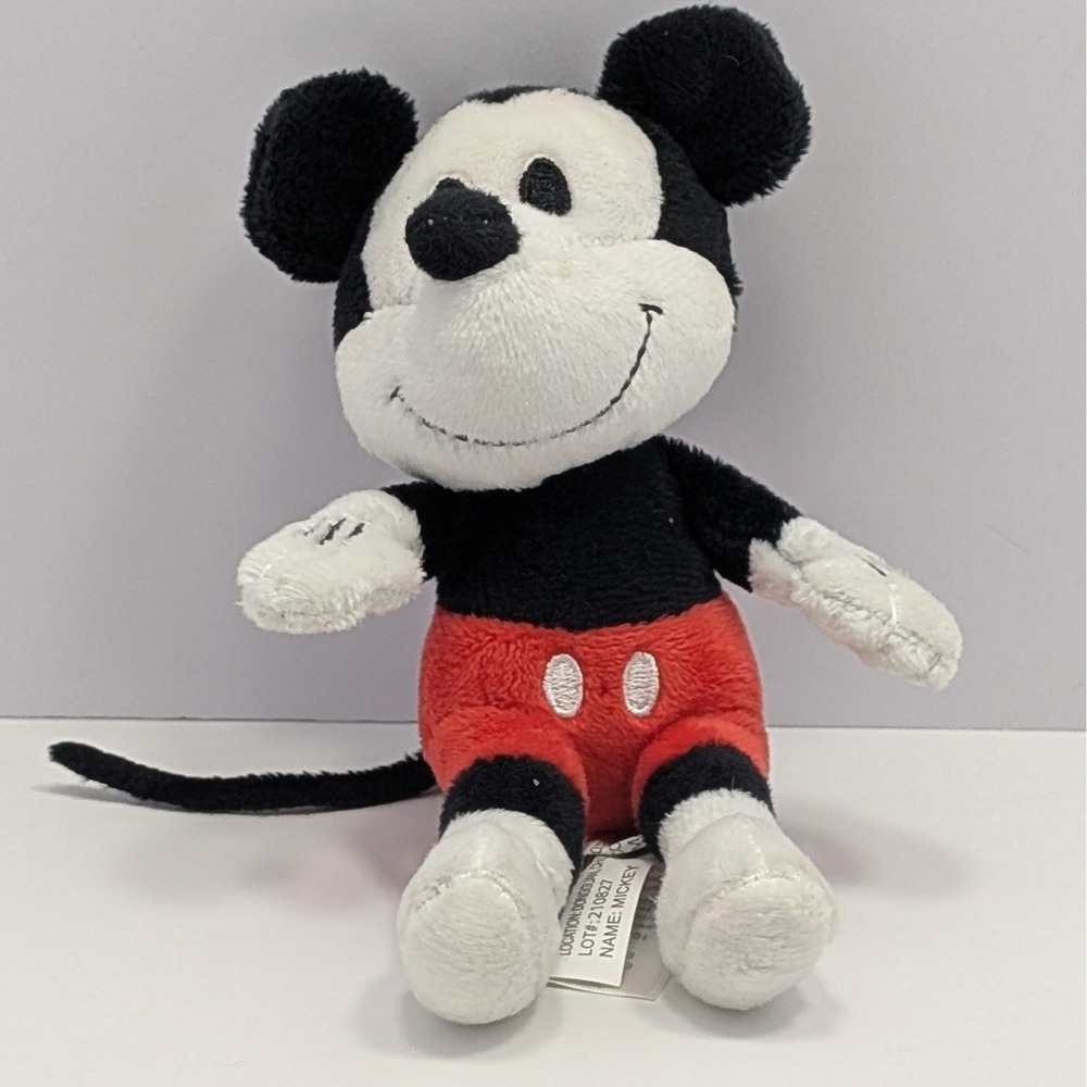 Lambs & Ivy Disney Baby Mickey Mouse Plush Stuffed Toy Red Shorts 6" 791062MIC